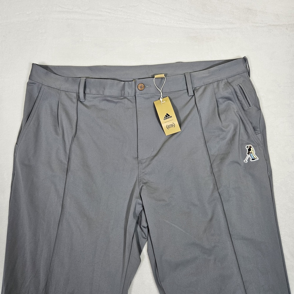 Extra Butter Adidas Happy Gilmore Gray‎ Golf PantS 2XL 25th Anniversary Warpknit - Picture 2 of 10